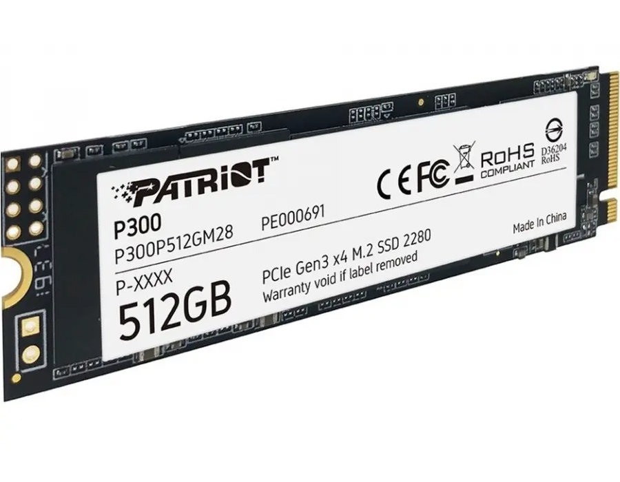 SSD накопитель Patriot P300 512Gb