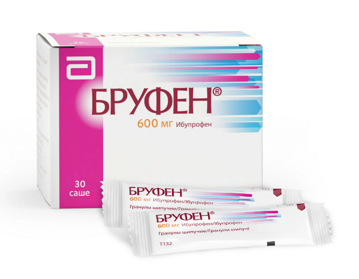 Abbvie S.r.l. Бруфен 600 мг №30 саше шип. гранулы