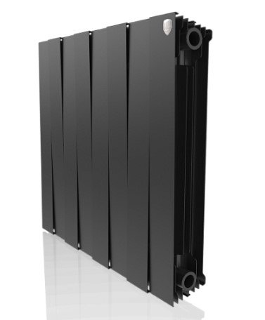 Радиатор биметаллический Royal Thermo PianoForte 100/500 Noir Sable 8 секций