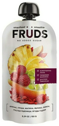 Детское пюре Fruit груша, малина, яблоко 150 г, с 10 месяцев