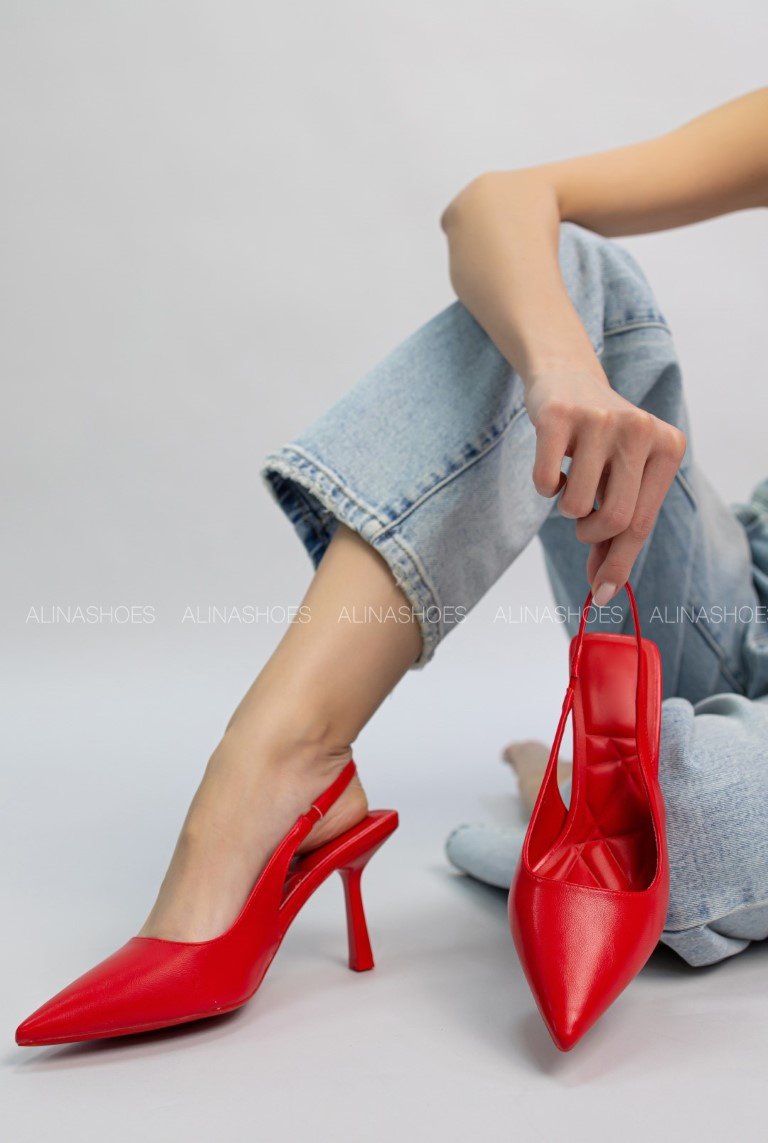 Туфли alinashoes red 35 купить,NaN