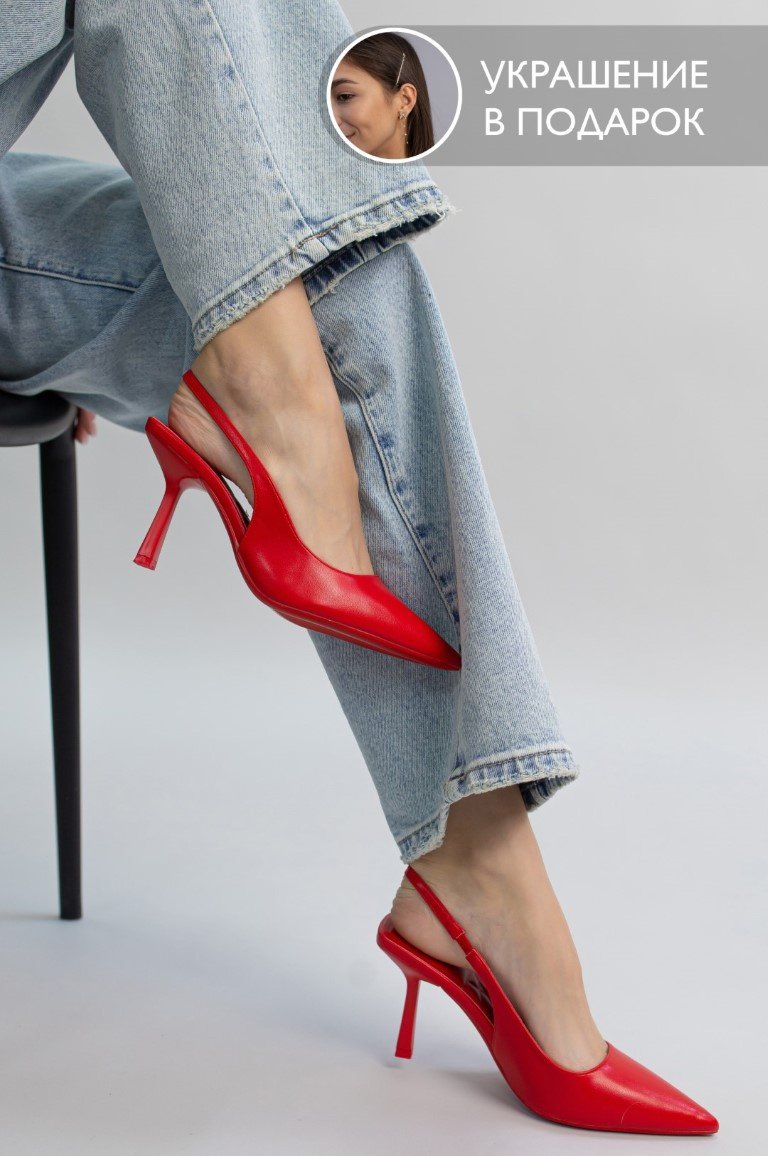 Туфли alinashoes red 35 купить,NaN