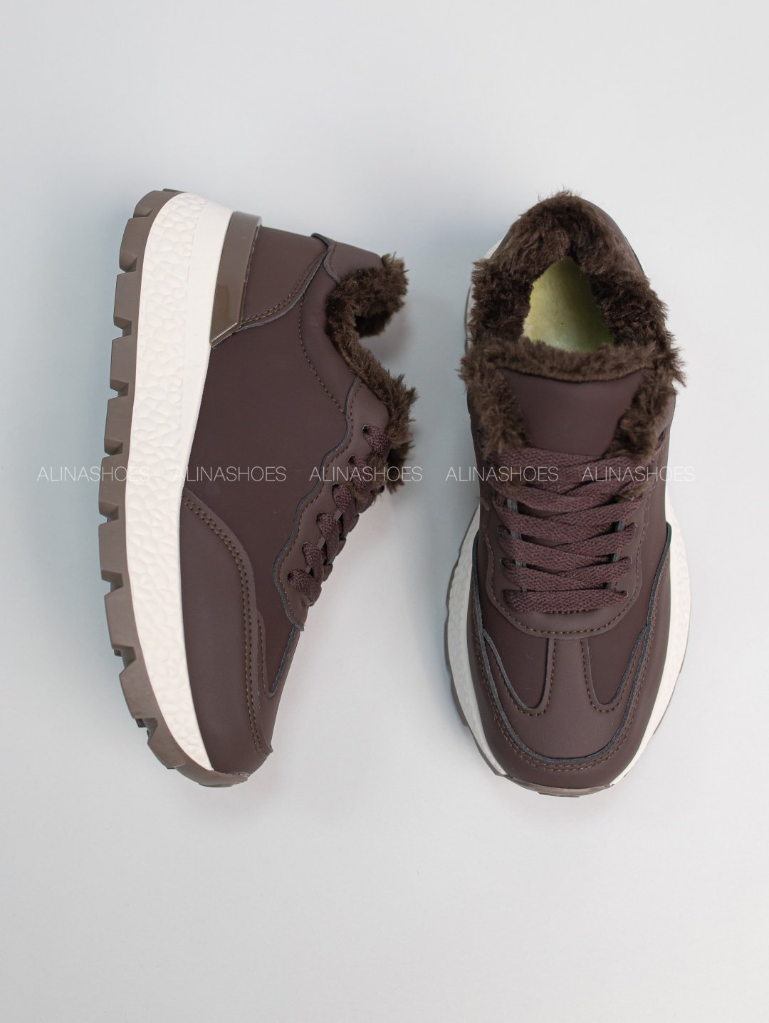 Кроссовки alinashoes коричневый купить,NaN