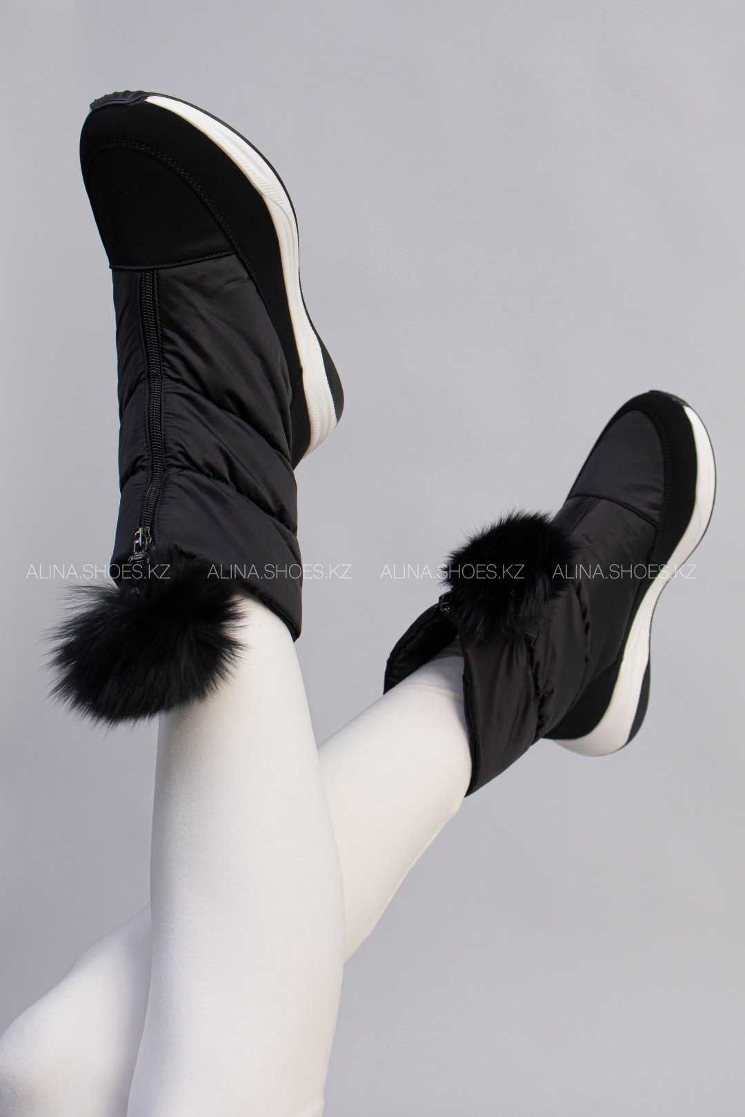 Дутики alinashoes черный купить,NaN