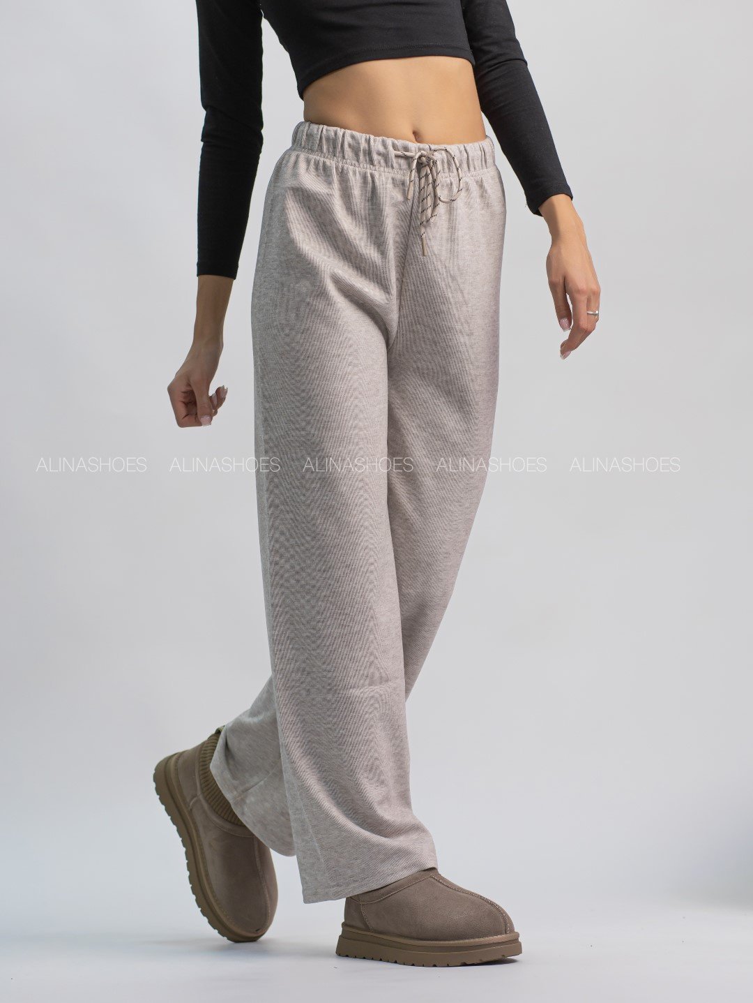 Повседневные брюки alinashoes бежевый купить,NaN