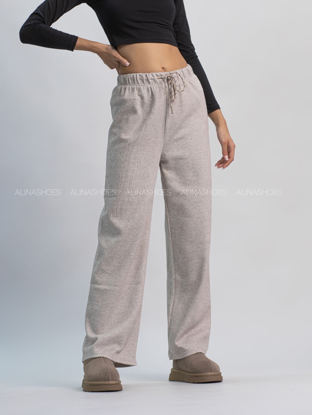 Повседневные брюки alinashoes бежевый купить,NaN