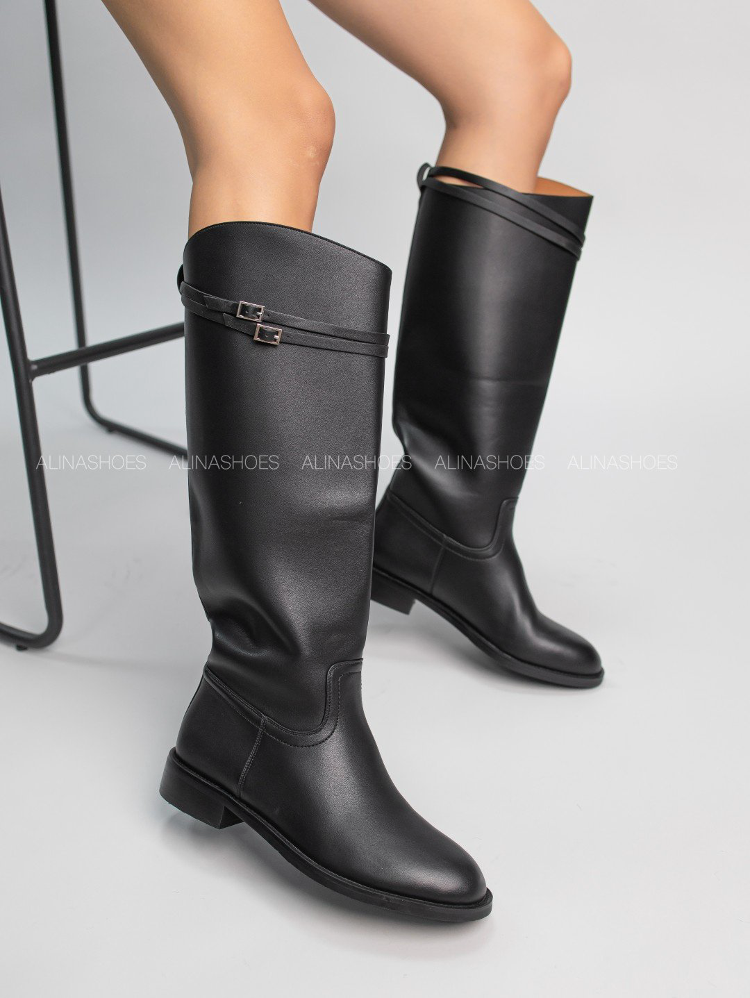 Сапоги alinashoes black 39 купить,NaN