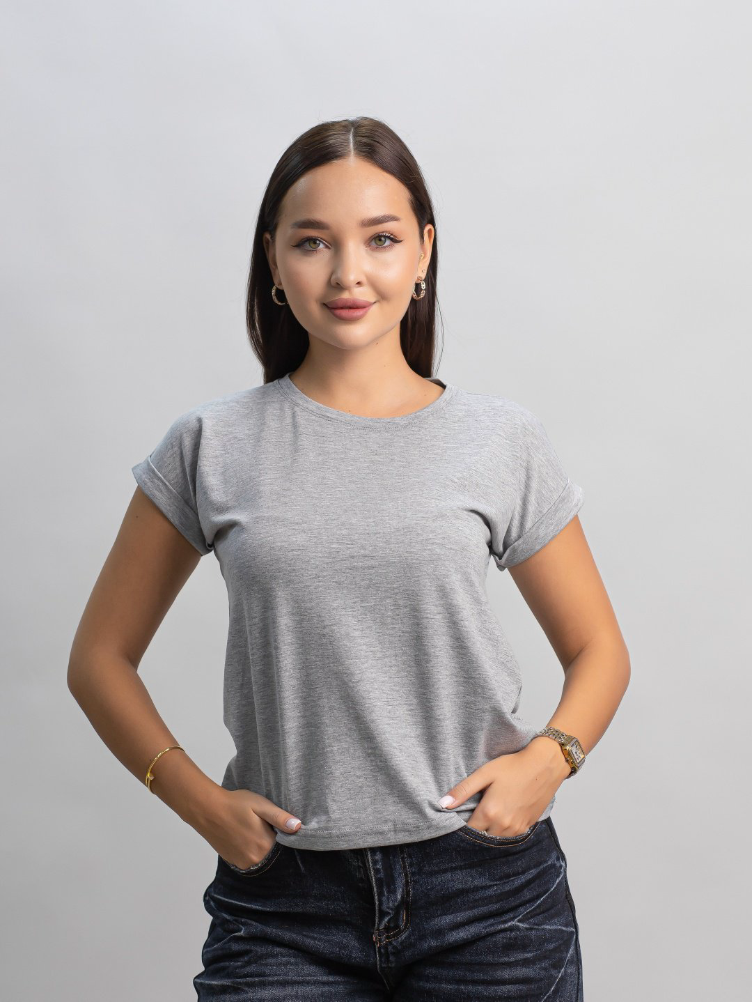 Футболка alinashoes без принта серая one size купить,NaN