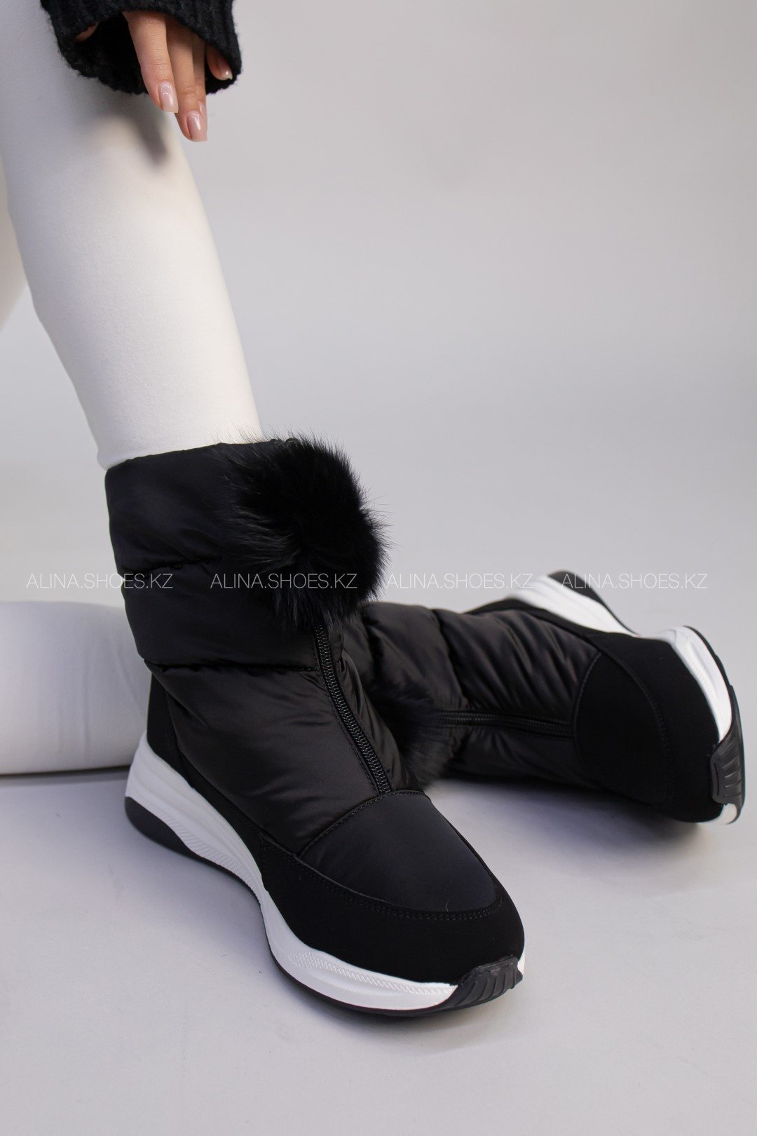 Дутики alinashoes черный купить,NaN