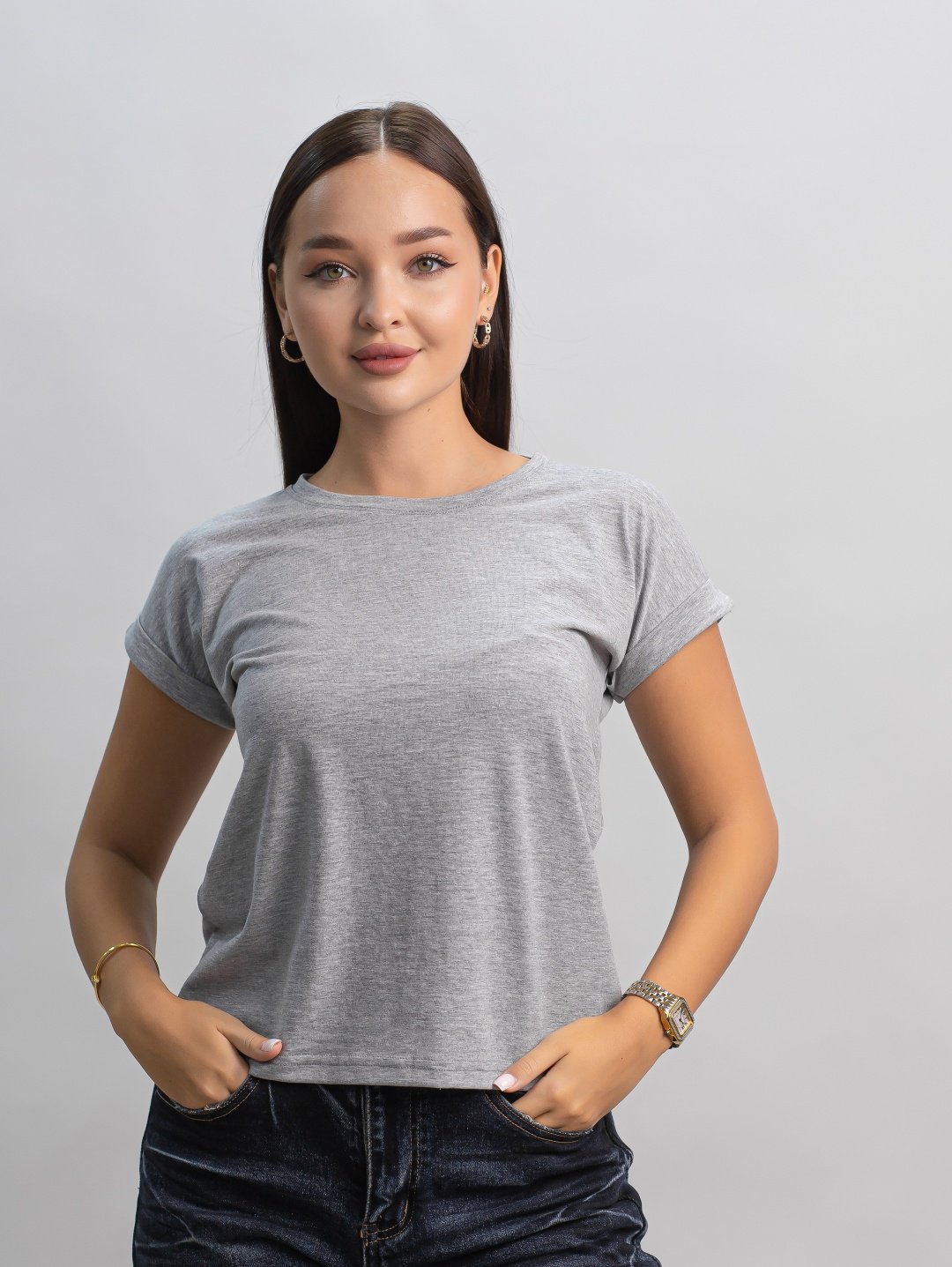Футболка alinashoes без принта серая one size купить,NaN