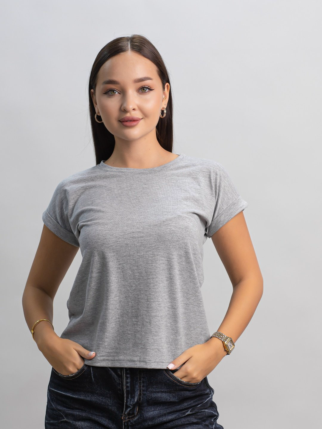 Футболка alinashoes без принта серая one size купить,NaN