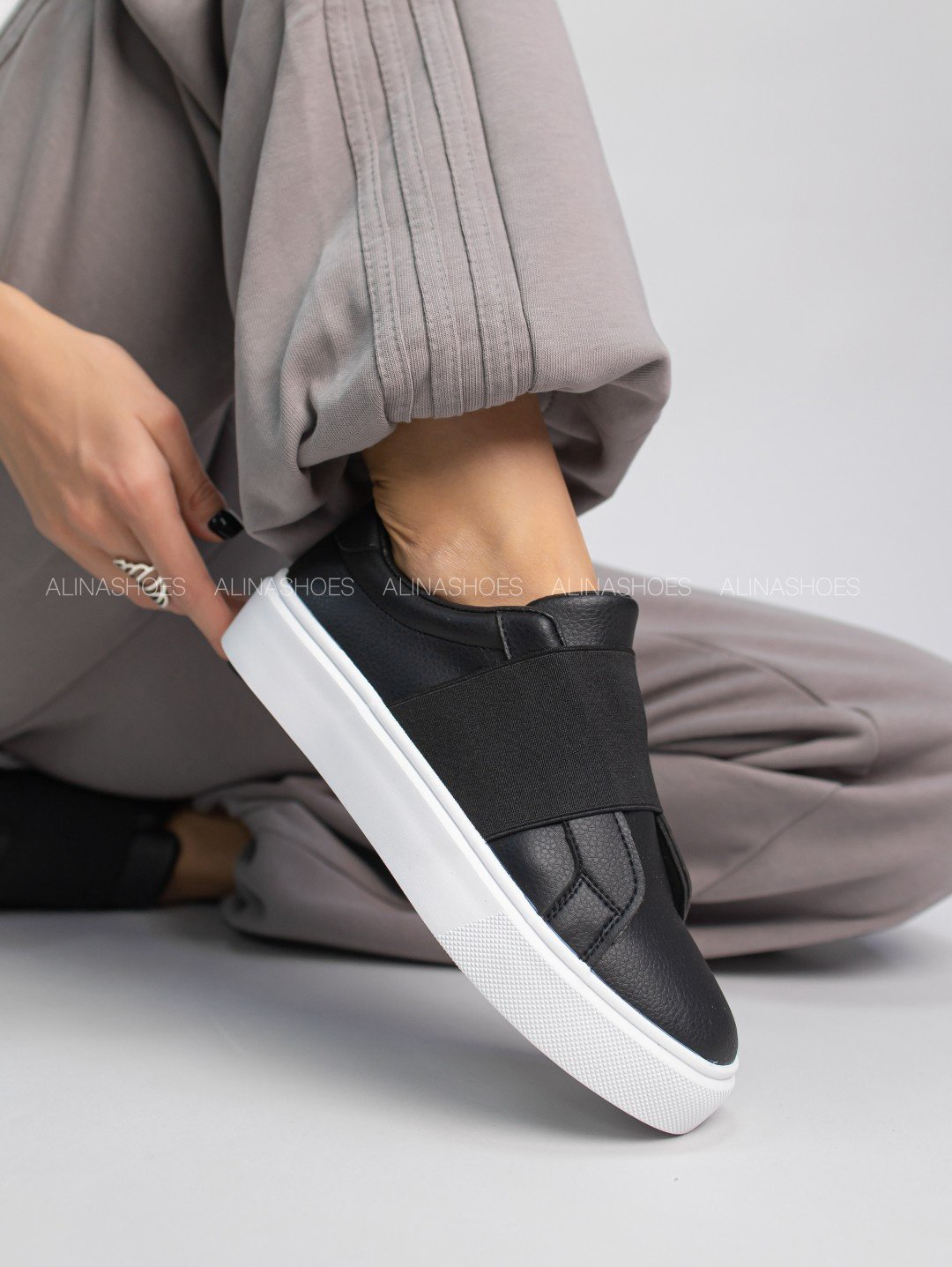 Кеды alinashoes кеды черный купить,NaN