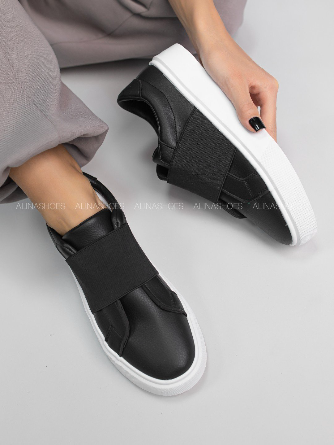 Кеды alinashoes кеды черный купить,NaN