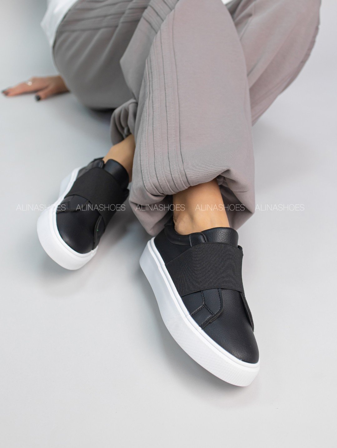 Кеды alinashoes кеды черный купить,NaN