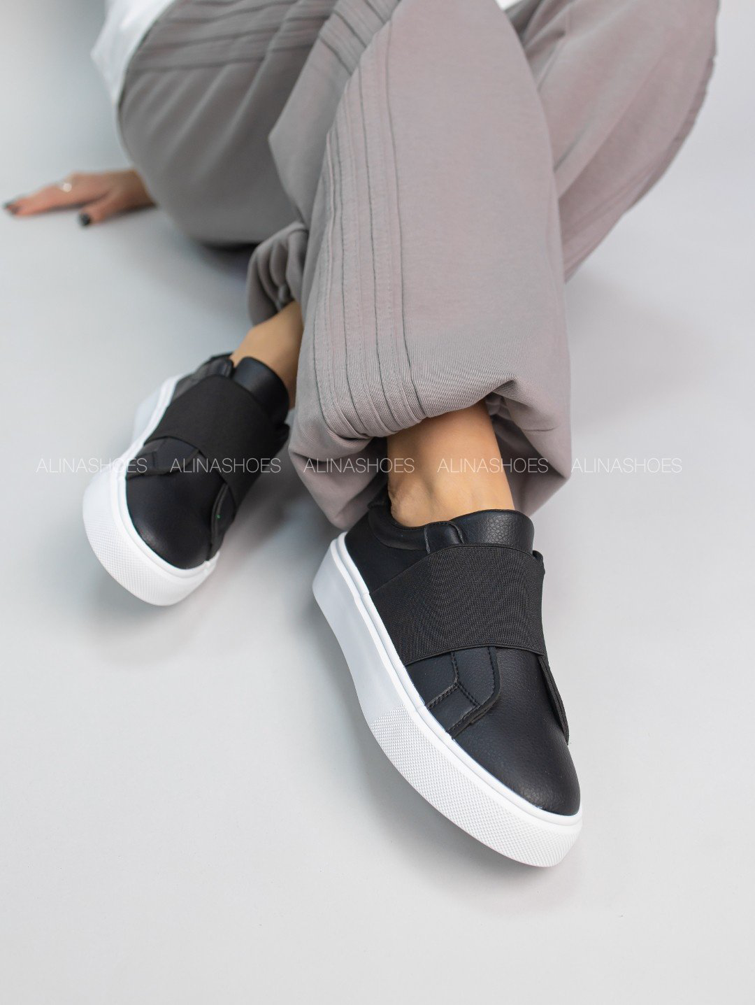 Кеды alinashoes кеды черный купить,NaN