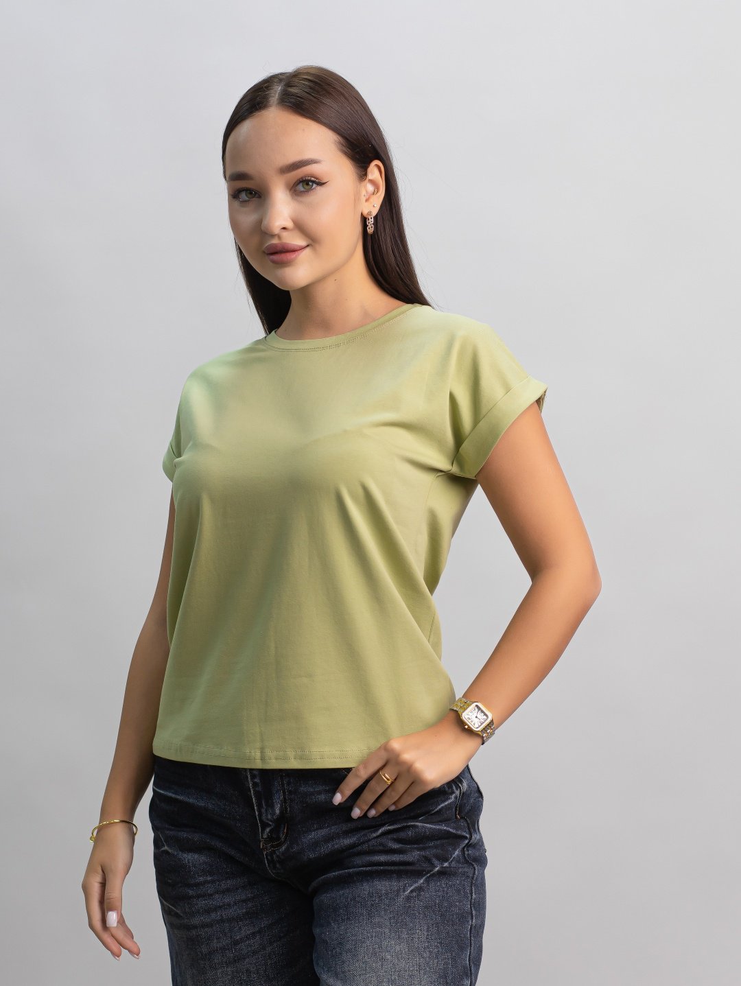 Футболка alinashoes без принта мятный one size купить,NaN