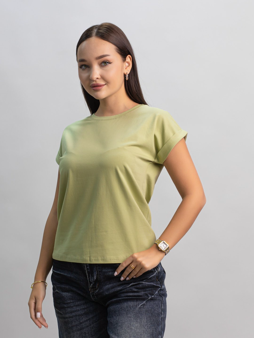 Футболка alinashoes без принта мятный one size купить,NaN