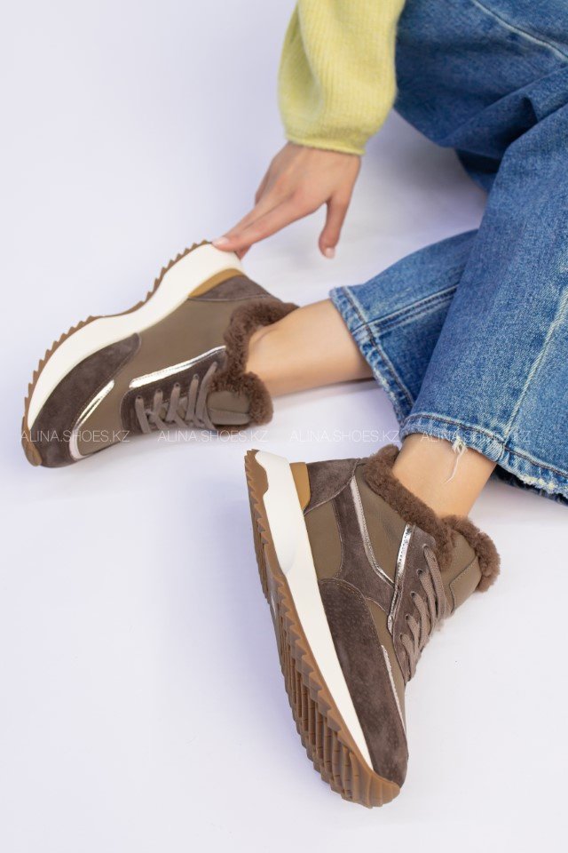 Кроссовки alinashoes коричневый купить,NaN