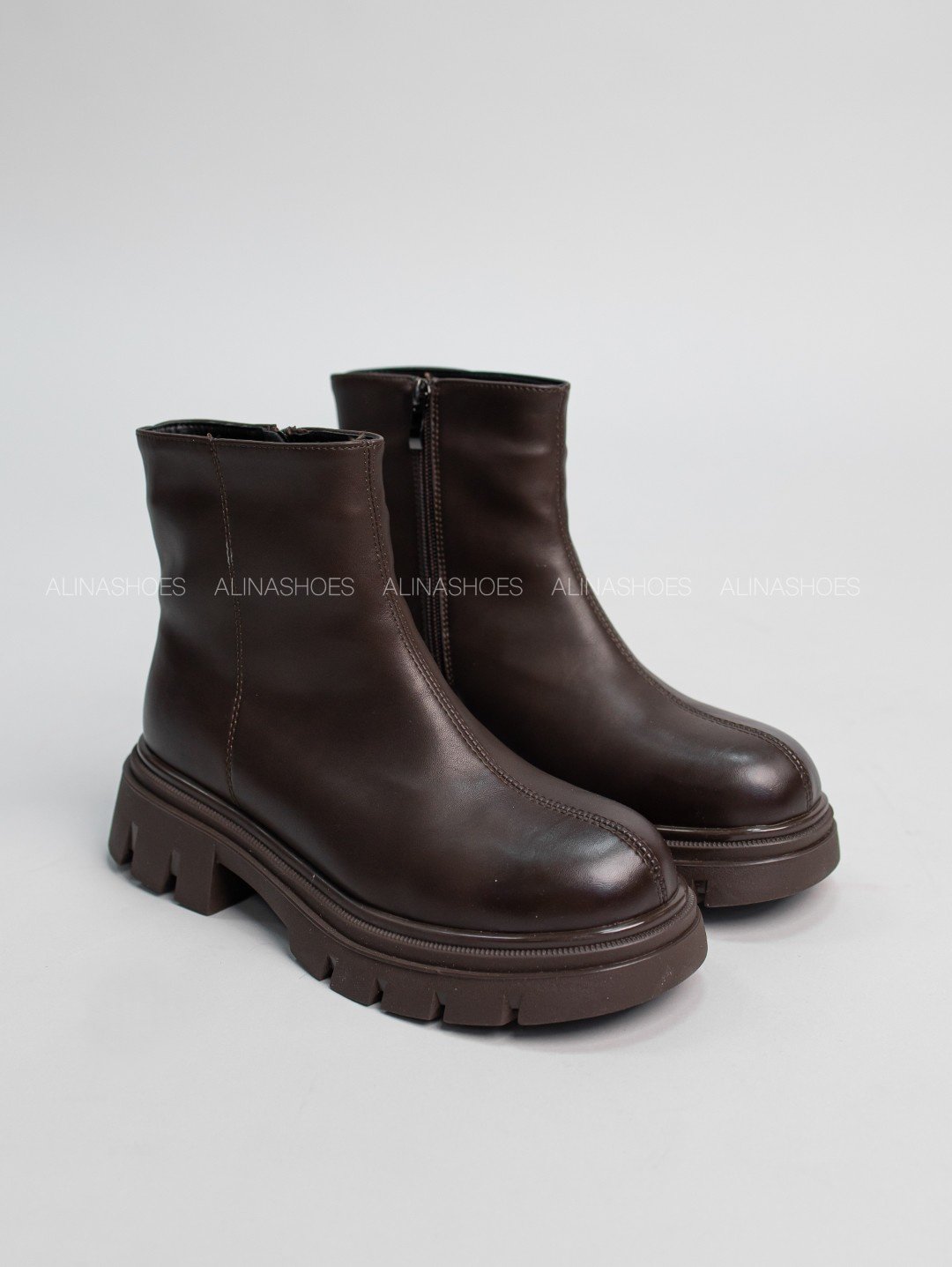 Ботинки alinashoes brown 37 купить,NaN