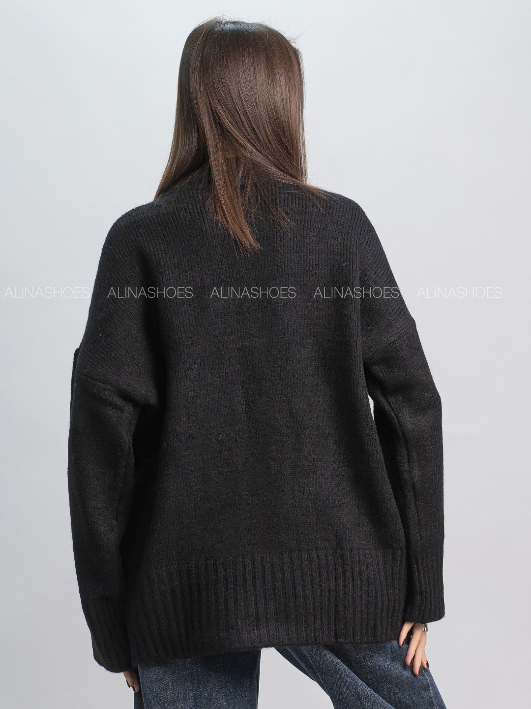Джемпер alinashoes черный купить,NaN