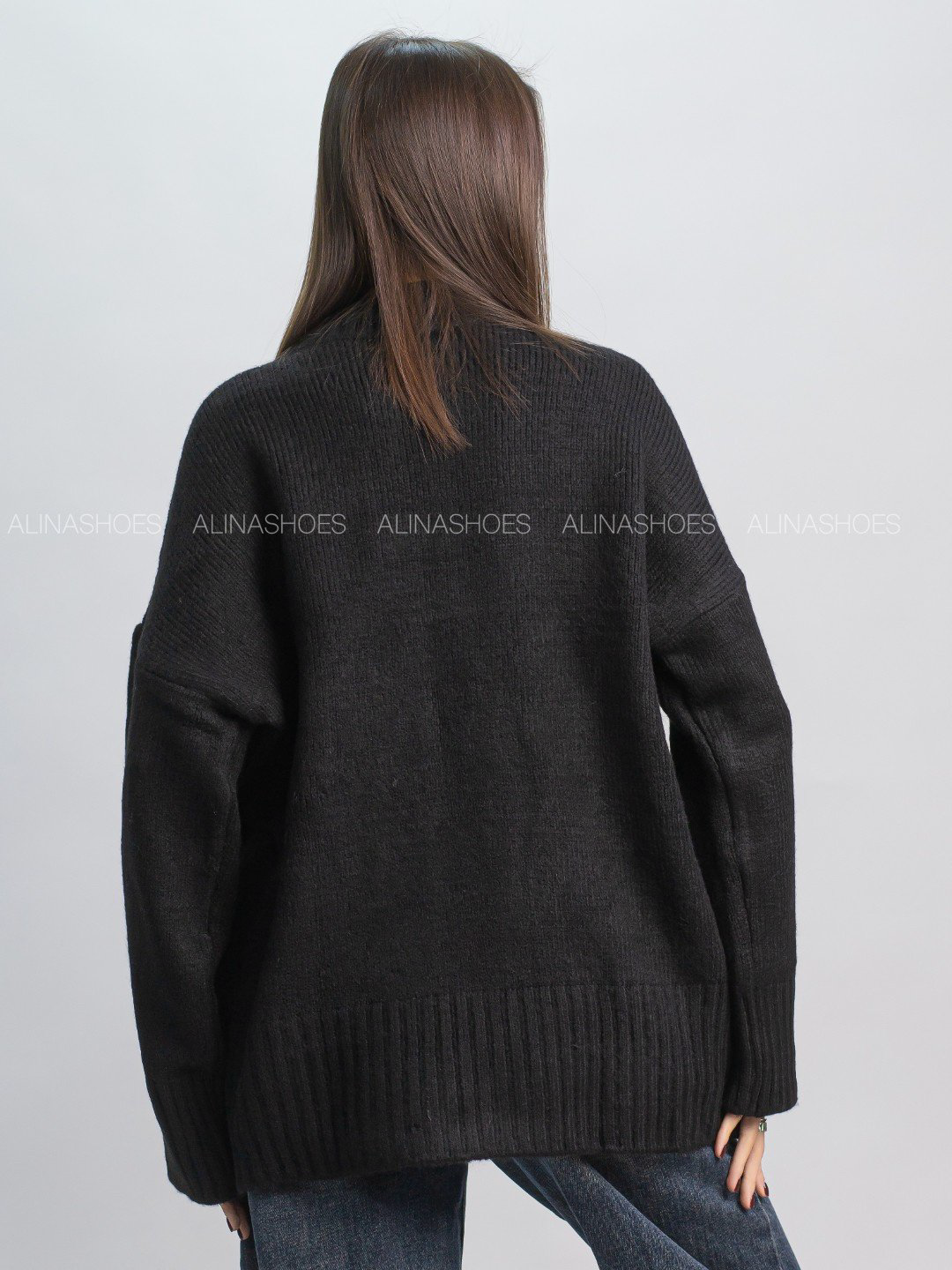 Джемпер alinashoes черный купить,NaN