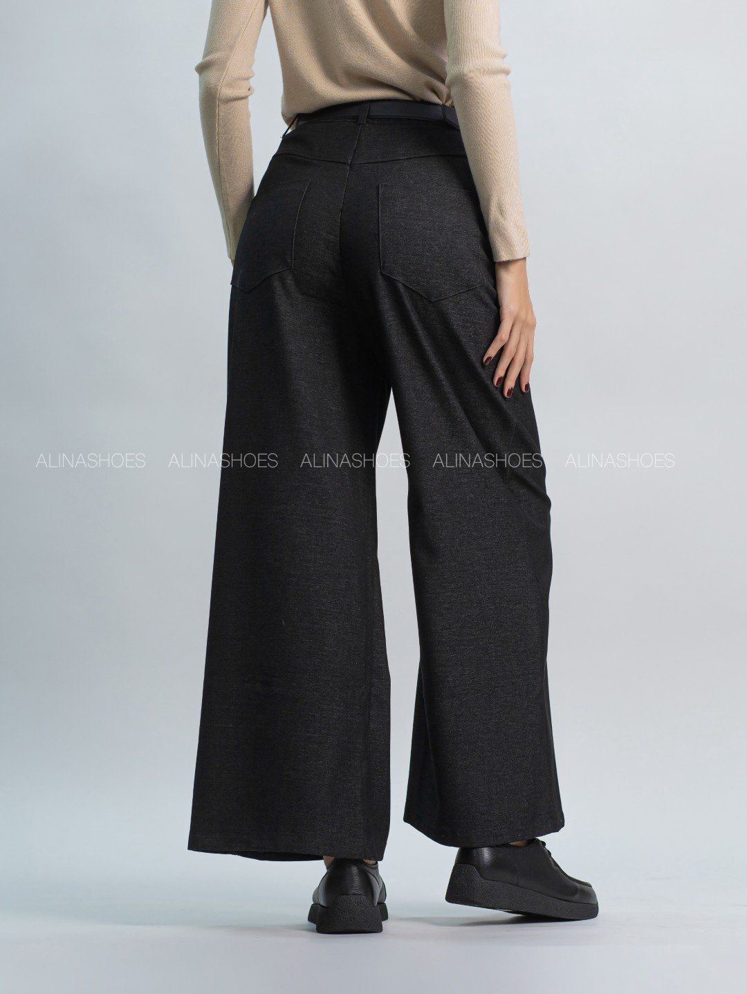 Повседневные брюки alinashoes черный купить,NaN
