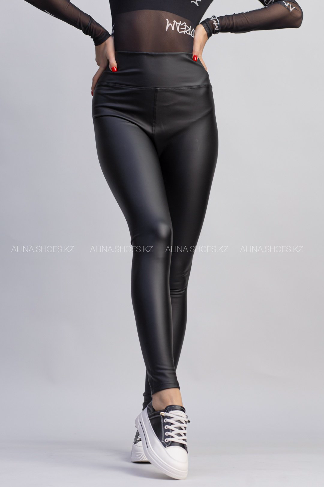 Леггинсы alinashoes черный купить,NaN