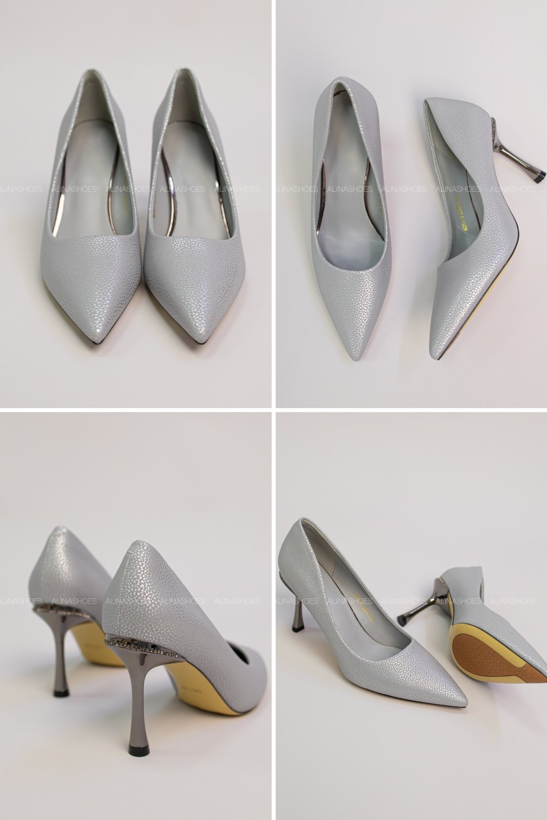 Туфли alinashoes grey 39 купить,NaN
