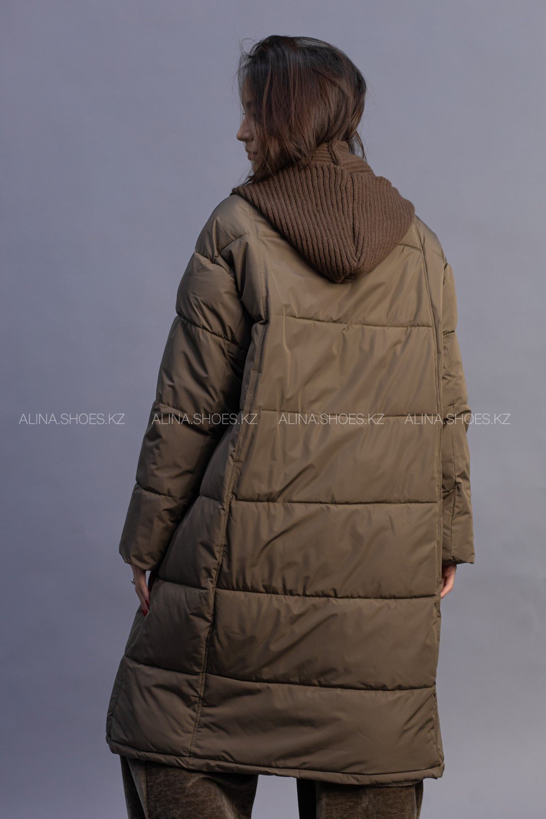 Зимняя куртка alinashoes хаки купить,NaN