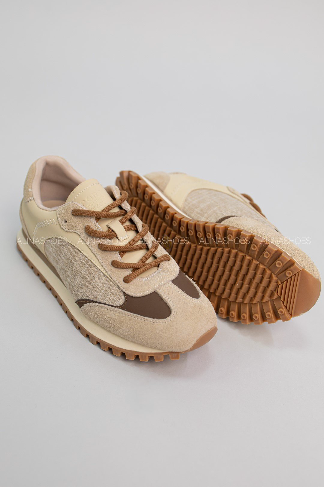 Кроссовки alinashoes бежевый купить,NaN