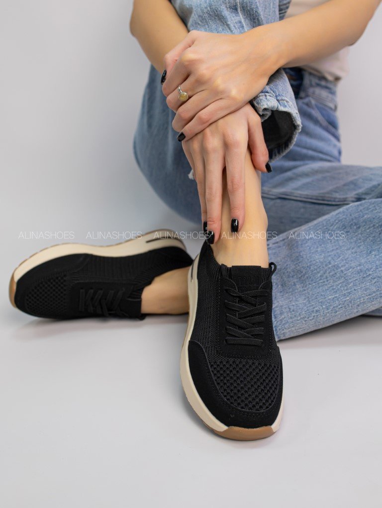 Кроссовки alinashoes черный купить,NaN