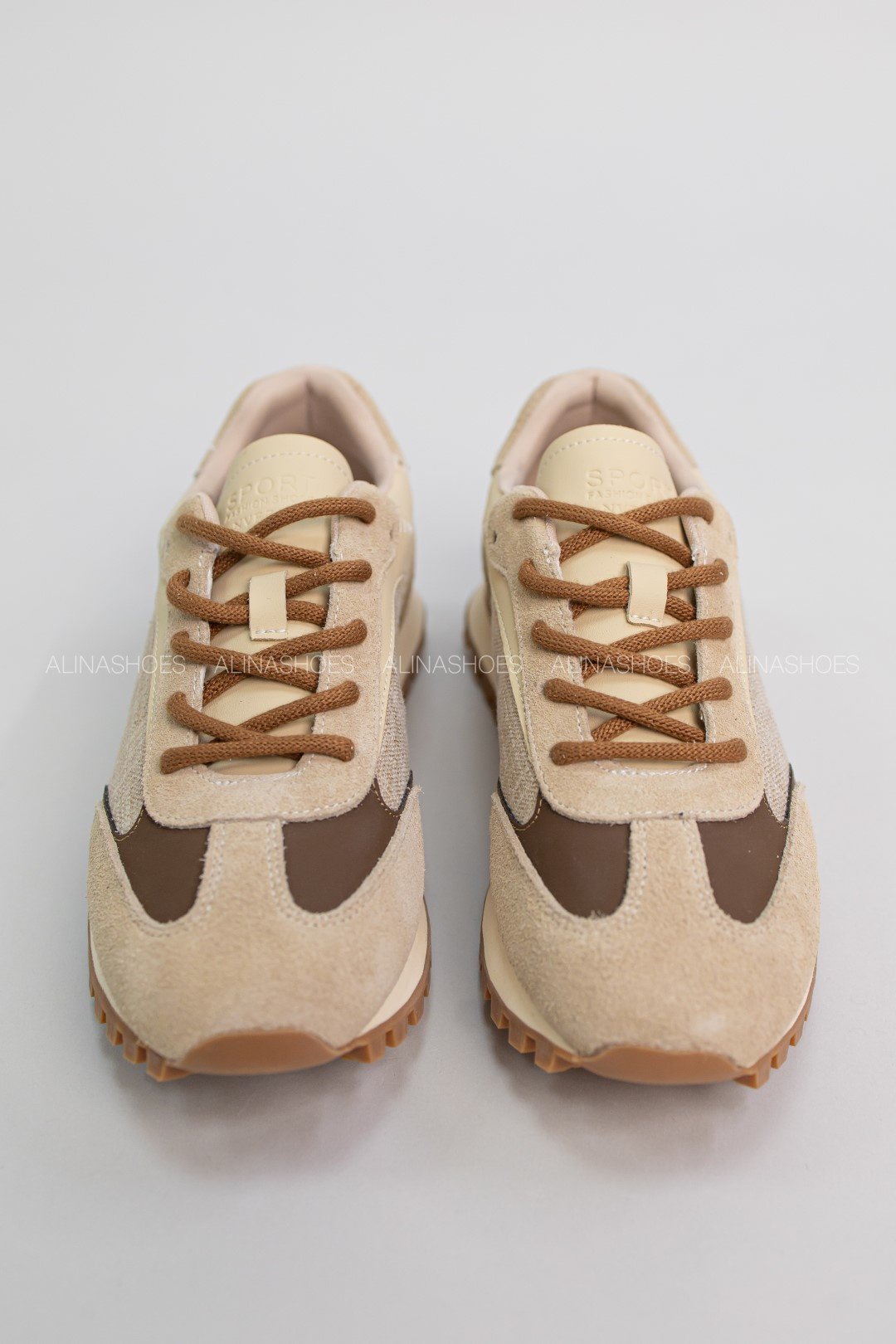 Кроссовки alinashoes бежевый купить,NaN