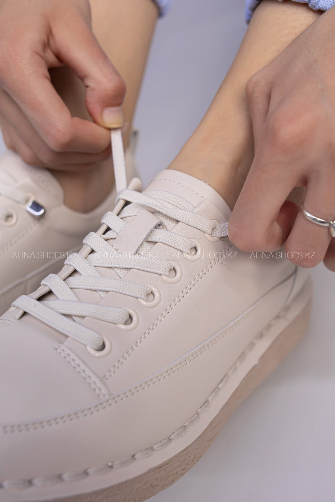 Кеды alinashoes бежевый купить,NaN