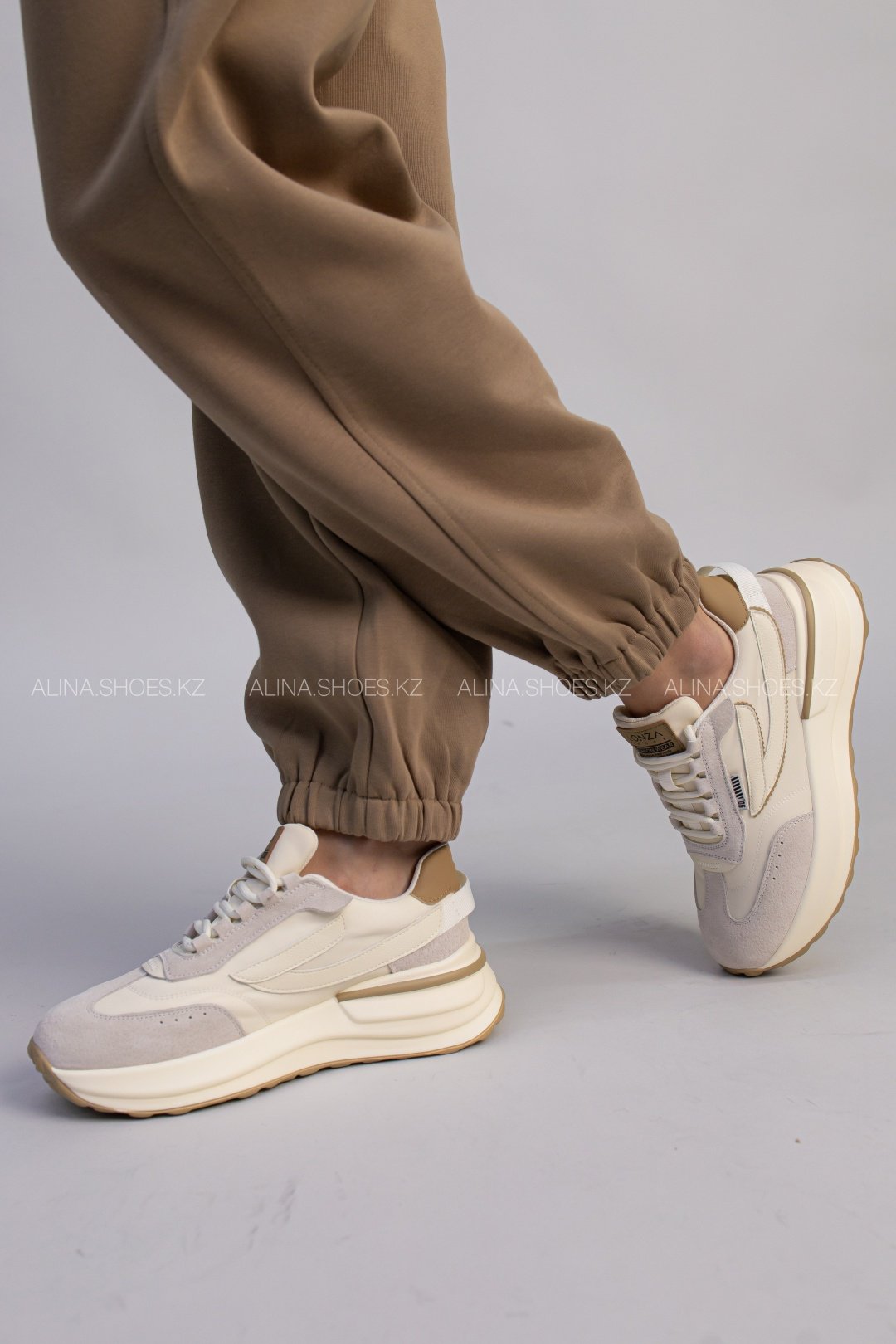 Кроссовки alinashoes бежевый купить,NaN