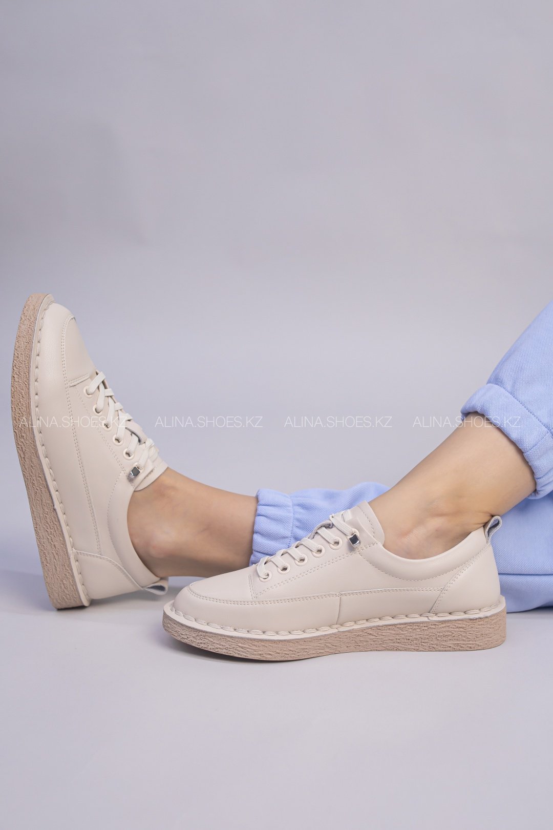 Кеды alinashoes бежевый купить,NaN