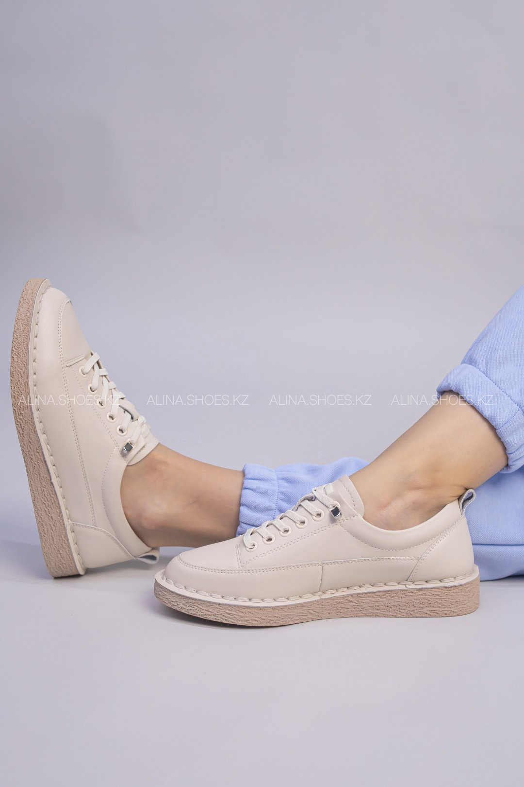 Кеды alinashoes бежевый купить,NaN