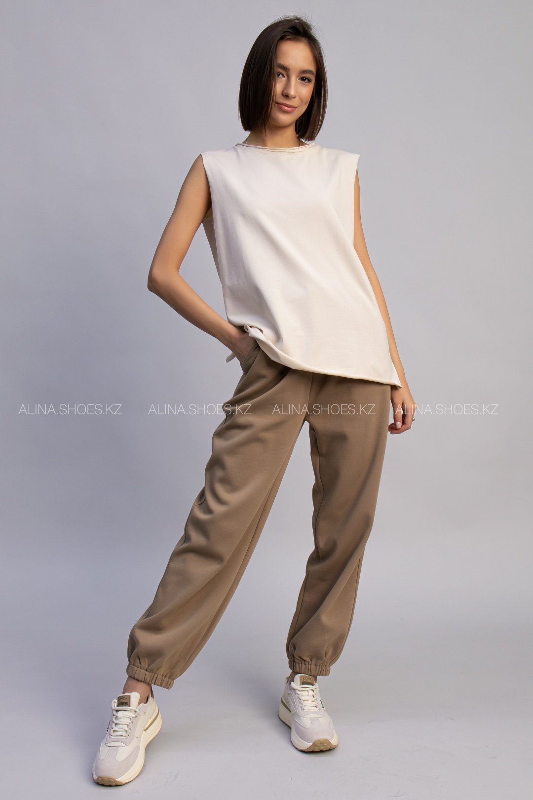 Кроссовки alinashoes бежевый купить,NaN