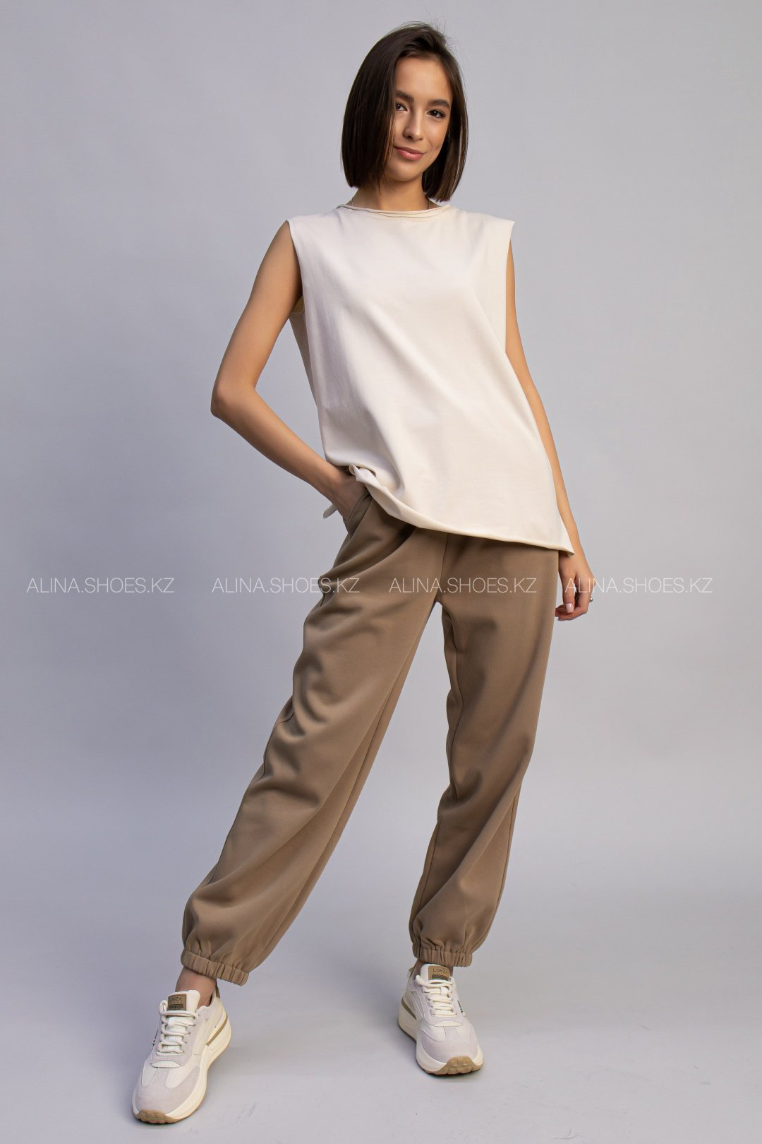 Кроссовки alinashoes бежевый купить,NaN