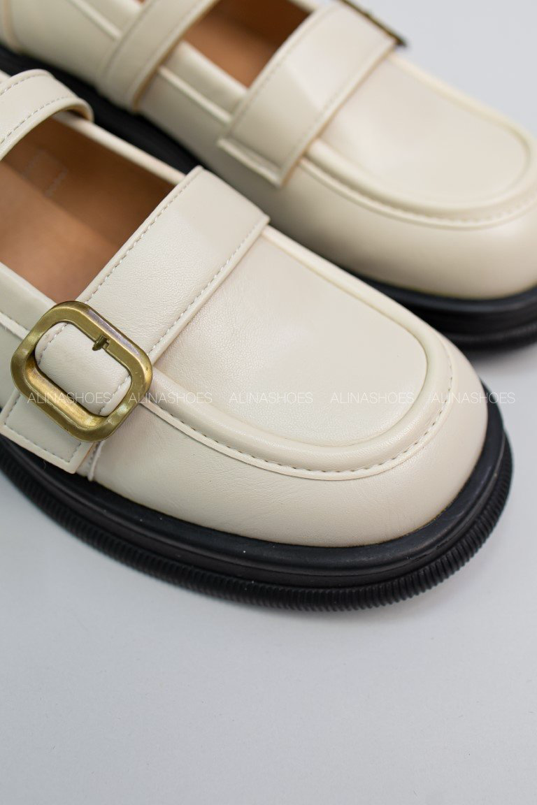 Лоферы alinashoes beige 40 купить,NaN
