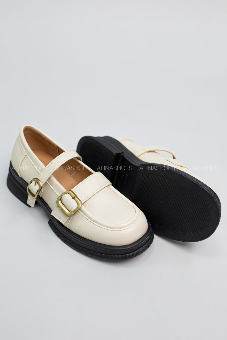 Лоферы alinashoes beige 40 купить,NaN