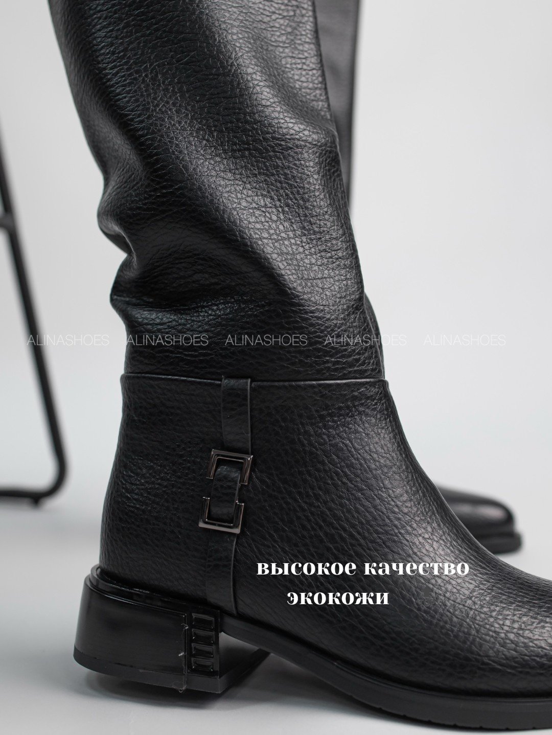 Сапоги alinashoes black 39 купить,NaN