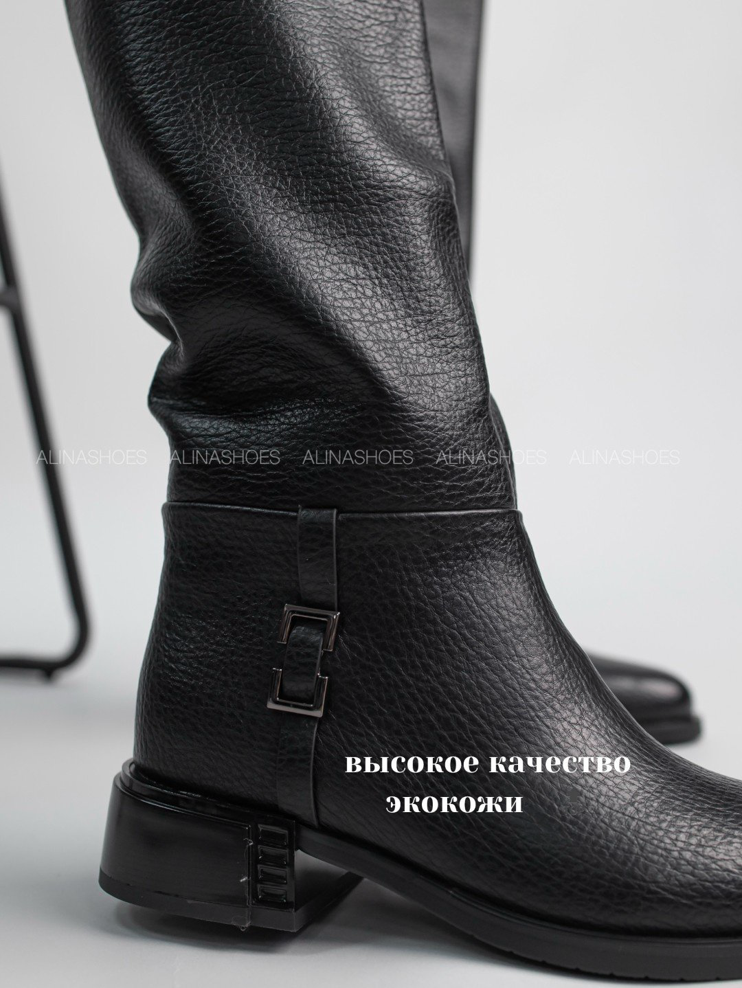 Сапоги alinashoes black 39 купить,NaN