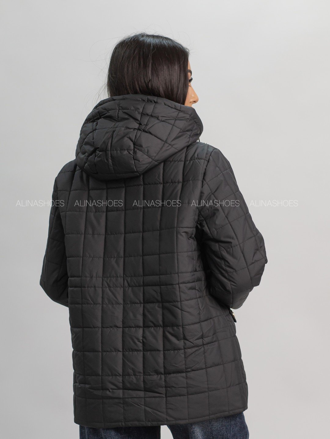 Демисезонная куртка alinashoes черный купить,NaN