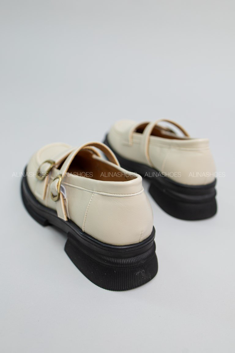 Лоферы alinashoes beige 40 купить,NaN