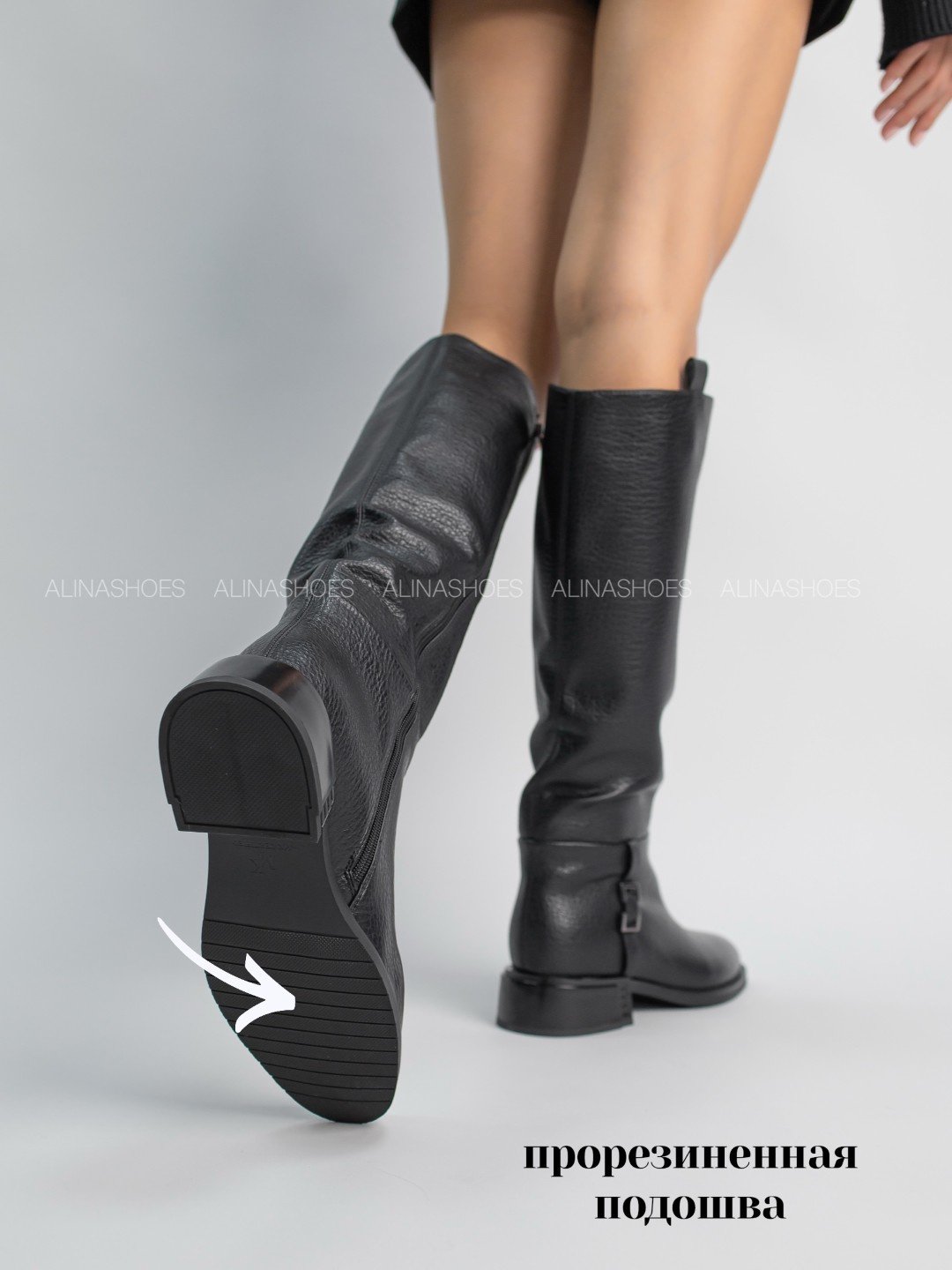 Сапоги alinashoes black 39 купить,NaN