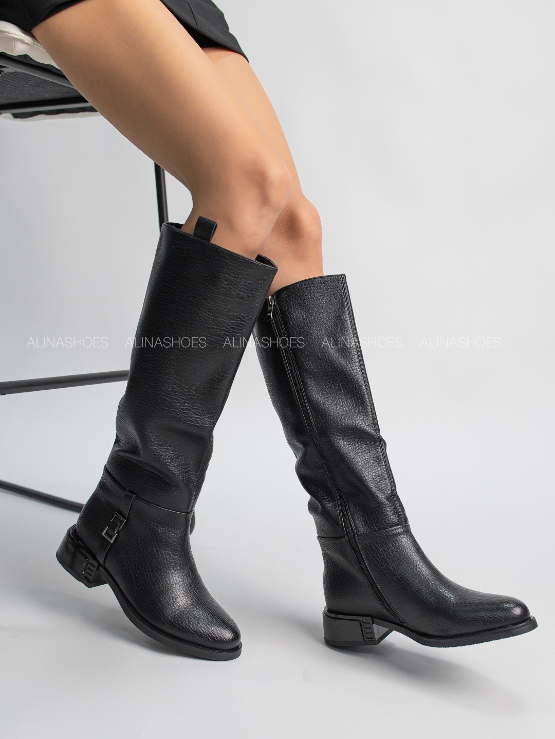 Сапоги alinashoes black 39 купить,NaN