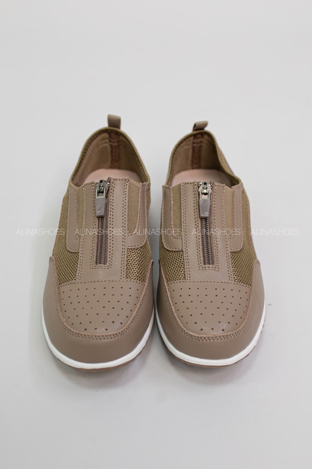 Мокасины alinashoes коричневый купить,NaN