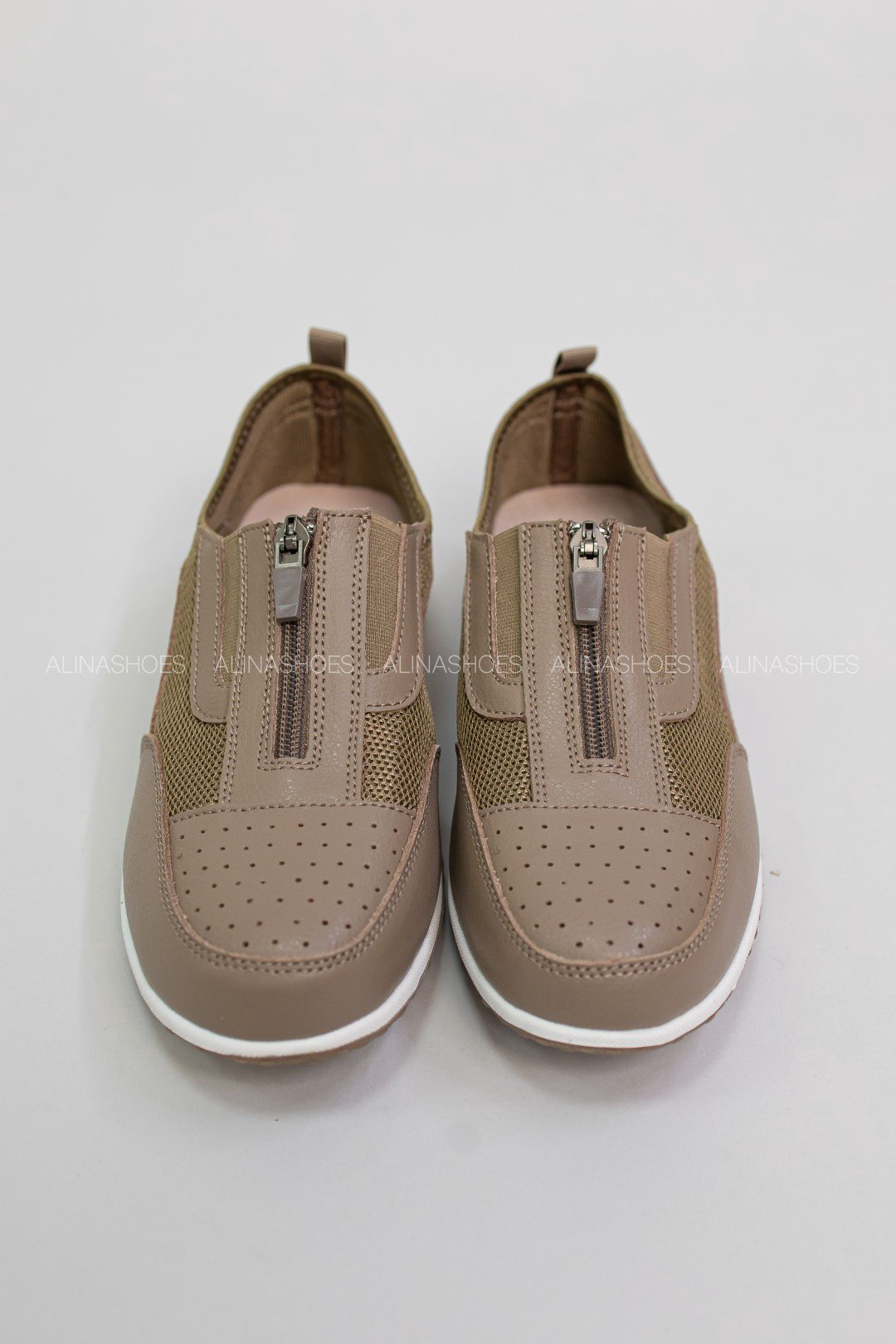 Мокасины alinashoes коричневый купить,NaN