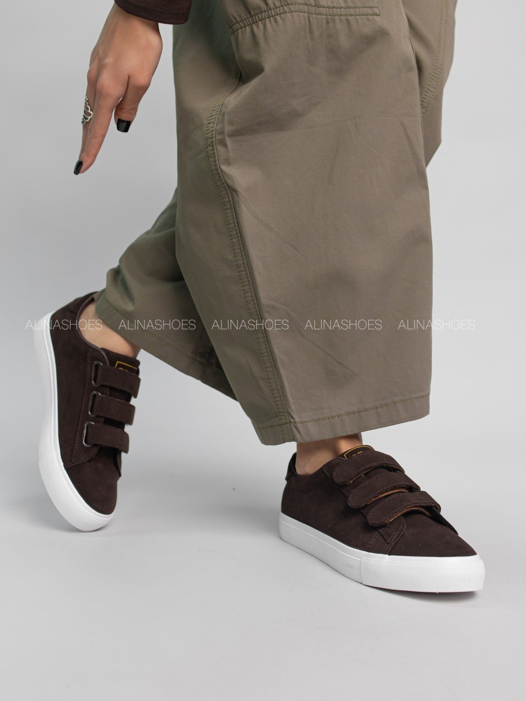 Кеды alinashoes кеды коричневый купить,NaN