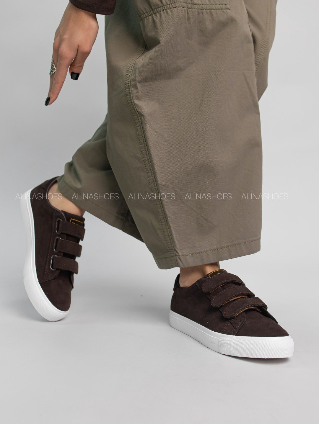 Кеды alinashoes кеды коричневый купить,NaN